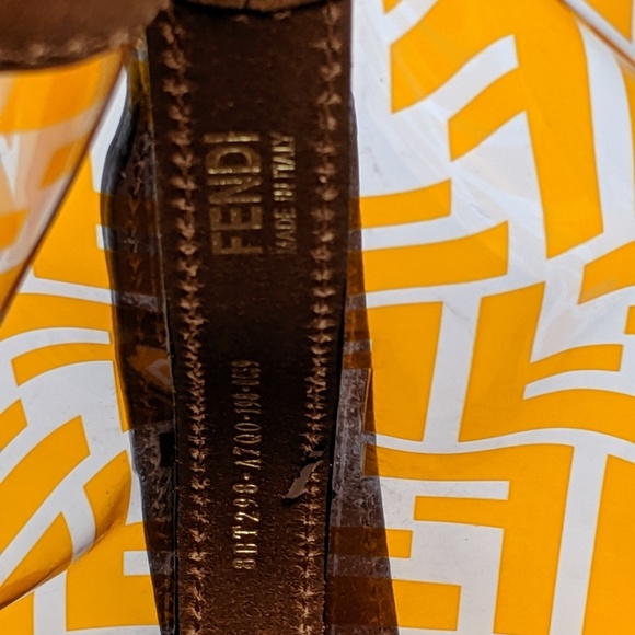 SOLD Fendi Mon Tressor Small Orange Bucket Bag - Picture 7 of 7